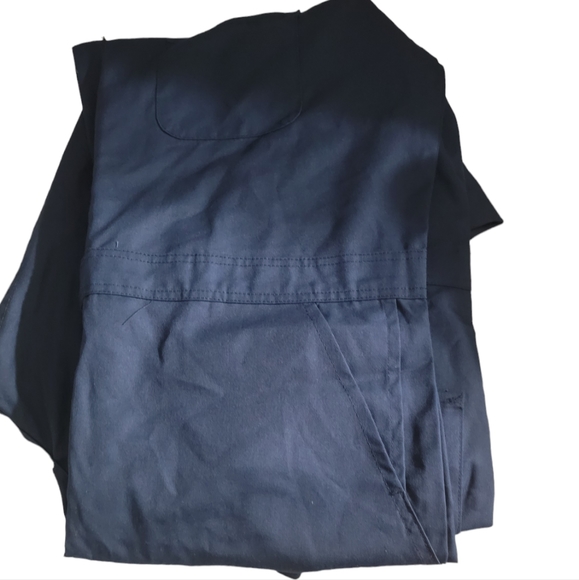 Red Cap Twill Action Back Coverall with Chest Pockets - Picture 6 of 6